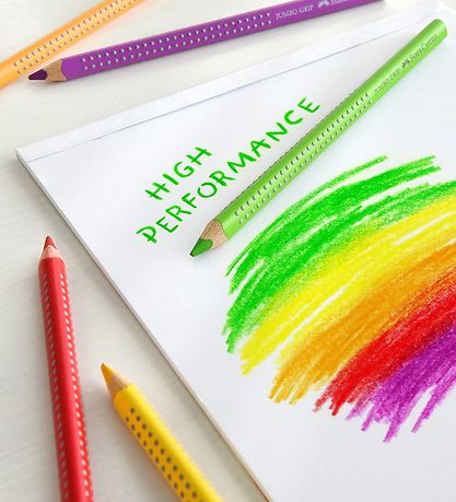Faber-Castell Colouring Pencils - Jumbo Grip - Watercolour - 16 