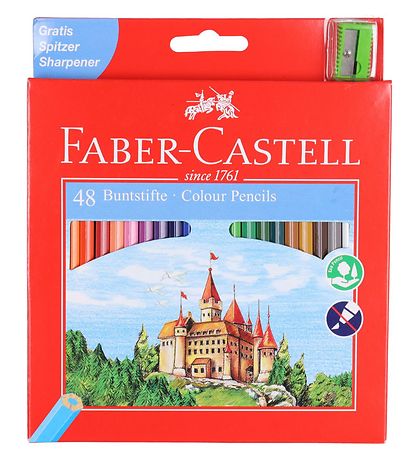 Faber-Castell Buntstifte - Schloss - 48 st. - Mehrfarbig