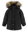 Ver de Terre Down Jacket w. Fur - Eskimo- Black