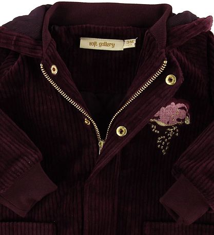 Soft Gallery Corduroy Jacket - Elm - Winetasting