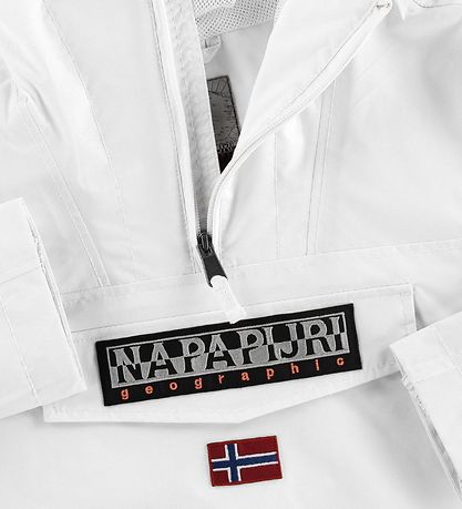 Napapijri Lightweight Jacket - Rainforest Sum 2 - White