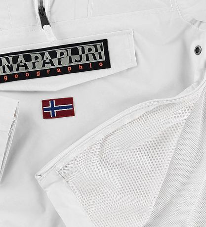 Napapijri Lightweight Jacket - Rainforest Sum 2 - White