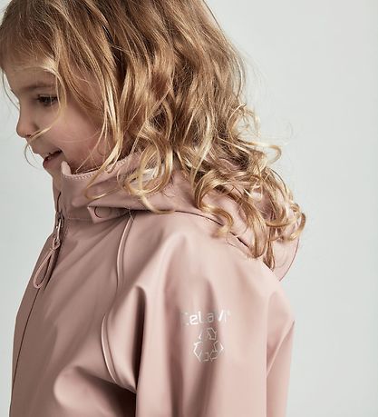 CeLaVi Regntøj m. Seler - Recycled PU - Misty Rose