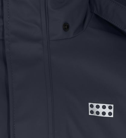 LEGO® Wear Rain Jacket w. Fleece - LWJipe - Navy