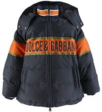 Dolce & Gabbana Dunjacka - Marinblå m. Orange