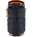 Dolce & Gabbana Down Vest - Navy w. Orange
