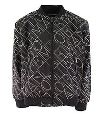 Emporio Armani Jakki - Dökkblátt M. Útsaumur