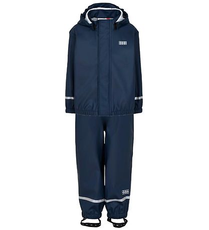 LEGO® Wear Rainwear w. Suspenders - PU - LWJivan - Dark Navy