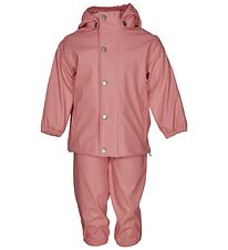 En Fant Regnföt M. axlaböndum - PU - Gamalt Rose