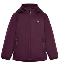 Color Kids Softshell Jacket w. Fleece - Potent Purple