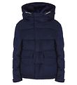 Emporio Armani Down Jacket w. Wool - Navy