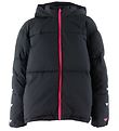 Emporio Armani Puffer Jacket - Black w. White/Pink