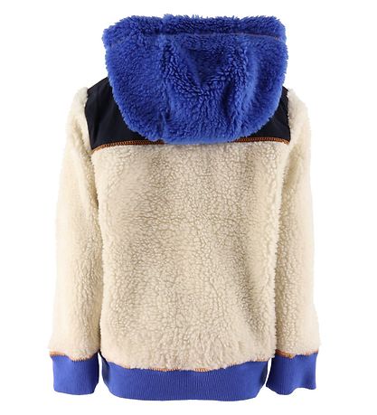 Napapijri Fleece Trui - Teide 1 - Witkap Grijs/Blauw