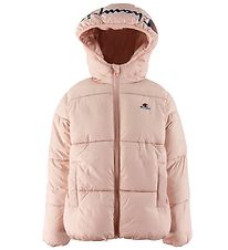Champion Hooded Puffer Jacket - Pink