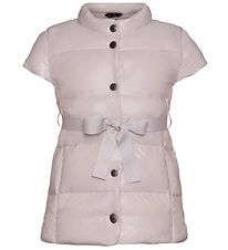 Ver de Terre Down Vest w. Belt - Rose Powder