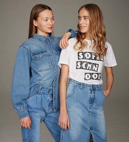 Petit by Sofie Schnoor Shirt - Denim - Light Blue