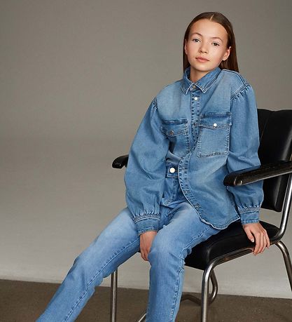 Petit by Sofie Schnoor Shirt - Denim - Light Blue
