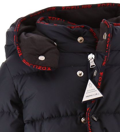 Moncler Donsjas - Batarn - Navy m. Rood