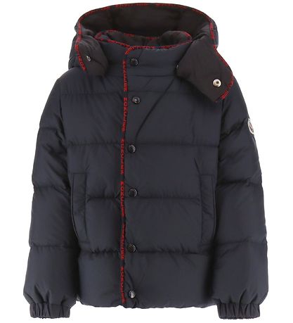 Moncler Donsjas - Batarn - Navy m. Rood