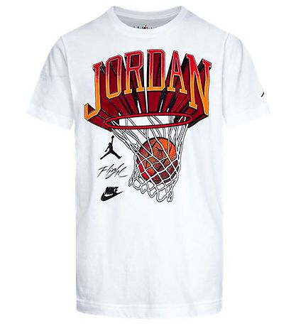 Jordan T-shirt - Hoop Style - White w. Print