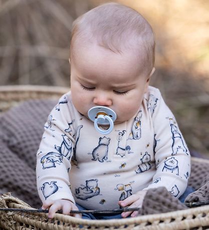 CeLaVi Bodysuit l/s - China Blue w. Bears