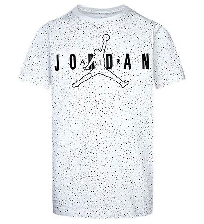Jordan T-shirt - Color Mix Aop - White w. Dots