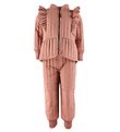 En Fant Thermokleidung - Alt Rose m. Rüschen