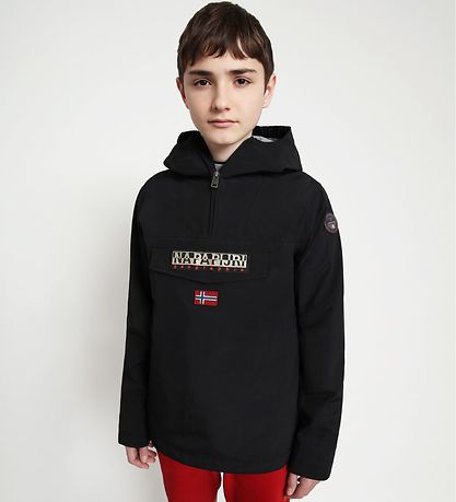 Napapijri Lightweight Jacket - Rainforest Anorak - Black