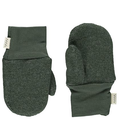 MarMar Mittens - Wool/Cotton - Alvilda - Hunter