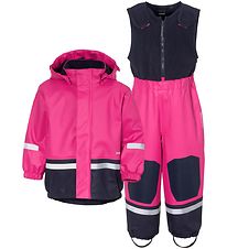 Didriksons Rainwear w. Lining - PU - Boardman - Plastic Pink