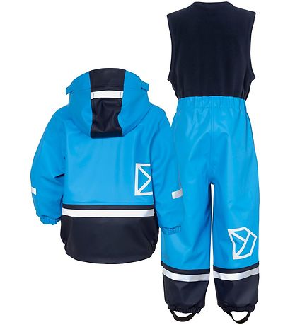 Didriksons Regenkleidung Mit Futter - PU - Boardman - Scharf Blu