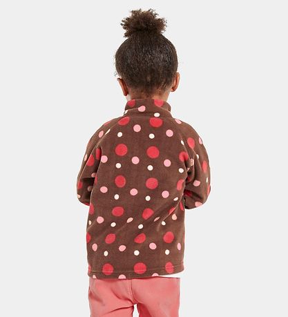 Didriksons Fleece Jacket - Monte - Brown w. Dots