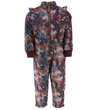 Mikk-Line Thermo Suit - Coated - Decadent Chocolate w. Ruffles