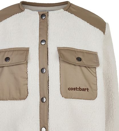 Cost:Bart Fleece Jas - CBSia - White Swan