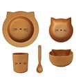 Liewood Bestek-Set - Joana - 4 Onderdelen - CAT Golden Caramel