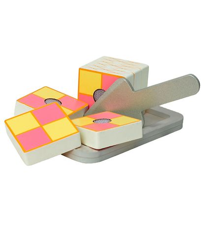 MaMaMeMo Leikfangamatur - Battenberg-kaka - Tré