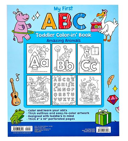 Livre de Coloriage Ooly - My First - Incroyable Animals