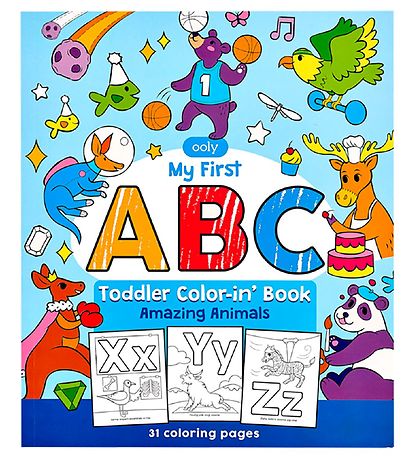 Livre de Coloriage Ooly - My First - Incroyable Animals