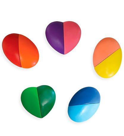 Ooly Crayons chalk - Swivel - 12 Pcs - Multicolour