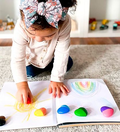 Ooly Crayons chalk - Swivel - 12 Pcs - Multicolour