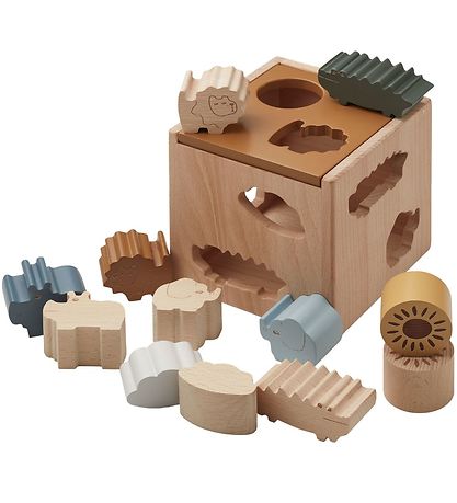 Liewood Shape Sorter - Gary - Safari/Golden Caramel Multi Mix