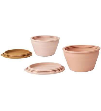 Liewood Folding bowls - Silicone - Dale - Rose Multimix