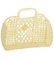 Sun Jellies Little Folding Basket - Retro - 26x21x12 cm - Yellow