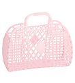 Sun Jellies Little Folding Basket - Retro - 26x21x12 cm - Pink