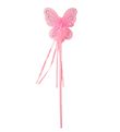 Molly & Rose Kostüm - Zauberstab - Schmetterling - Pink