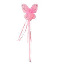 Molly & Rose Kostüm - Zauberstab - Schmetterling - Pink