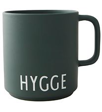 Design Letters Mug - Favourite - Cosy - Dusty Green