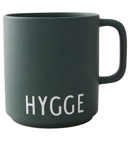 Design Letters Mug - Favourite - Cosy - Dusty Green