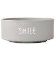 Design Letters Bowl - Smile - Grey