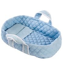 Asi Aukahlutir fyrir dúkku - Burðarrúm fyrir dúkku - 36 cm - Blá